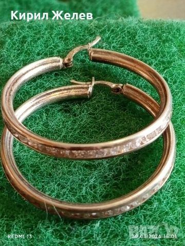 Класически модел сребърни обеци с ювелирно инкрустирани Планински кристали 52732, снимка 7 - Обеци - 54027229