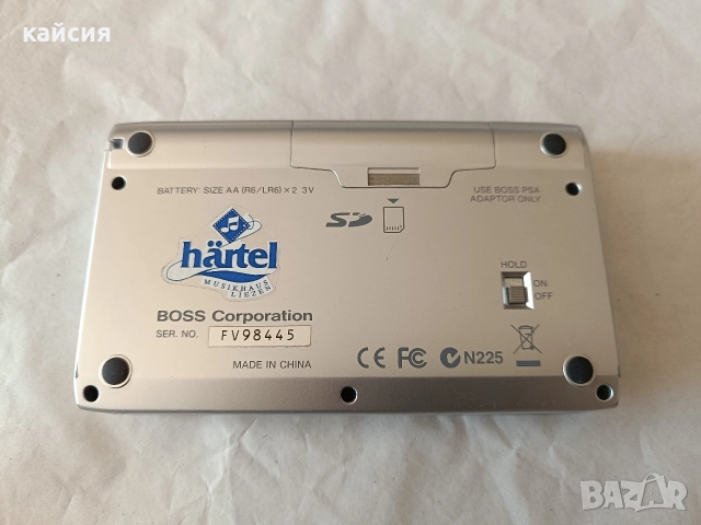 BOSS Digital Recorder Micro BR, снимка 3 - Други - 52943591