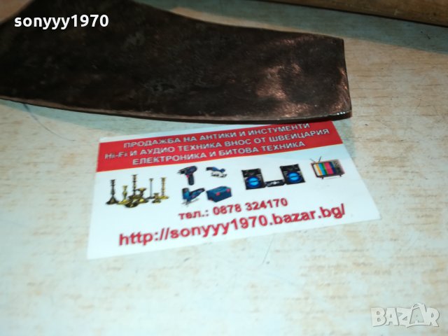 СТАРА БРАДВА КЪСА ДРЪЖКА 40Х17СМ 2101222050, снимка 7 - Антикварни и старинни предмети - 35516746