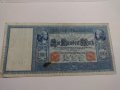 Райх банкнота - Германия - 100 марки / 1910 година рядка Имперска банкнота с червен печат- 17948, снимка 1
