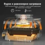 Мултифункционален грил-фритюрник HOMELUX 6в1 с горещ въздух, 1700W, 12 програми, снимка 3