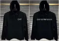 Унисекс суитчър✅Дамски суитчър с качулка Emporio Armani✅Мъжки суитчър с качулка Код LFS171, снимка 1