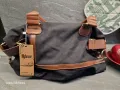 Голяма тежка платнена чанта с цип, снимка 10