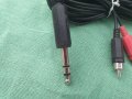 Немски кабел  жак стерео към 2хчинч мъжки 6 метра, снимка 4