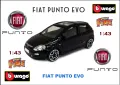 Bburago Fiat Punto EVO Model Street Fire 1:43, снимка 1