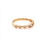 Златен дамски пръстен 1,44гр. размер:57 14кр. проба:585 модел:16699-3, снимка 3