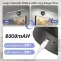 Акумулаторна лампа за картина 60 см, 8000 mAh, черна, снимка 3