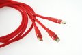3000051864 Мулти-кабел за телефона 3в1 Lightning / USB C / micro USB 120см 3.1А, снимка 3