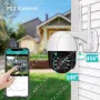iCSee 8MP Куполна PTZ IP CAMERA WiFi Външна ВОДОУСТОЙЧИВА камера Wi-Fi, снимка 2