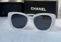 CH 2024 дамски слънчеви очила котка бели черни, снимка 9