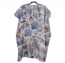 Лятна плажна туника от коприна, с артистични и морски десени, снимка 11
