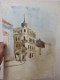 Стар видински акварел 64 год от лич. колекция , снимка 1