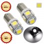 Габаритни диодни крушки габарити Ba9s с 5 Smd Led ксеноново бели диода за кола автомобил джип супер , снимка 11