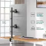 Вертикална стойка за два монитора Putilsen Mount, до 49", 2x20 кг, снимка 4