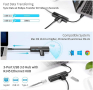 USB-C to Ethernet Adapter, CHOETECH 3 x USB C Thunderbolt to RJ45 Gigabit Ethernet LAN, снимка 4