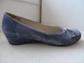 Удобни обувки, естествен велур, 39, сини, снимка 3