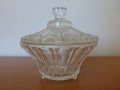 Ретро стъклена захарница бонбониера 1930 г, снимка 5