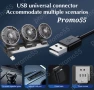 Преносим Вентилатор с USB за автомобили, камиони, офиси, дом, снимка 2
