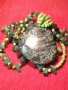 СКЪПОЦЕННА НЕФРИТЕНА МЪНИСТЕНА ОГЪРЛИЦА РЪЧНА МАЙСТОРСКА ИЗРАБОТКА АРТ МЕДАЛЬОН 26212, снимка 17