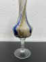 Стилна ваза от опалово стъкло тип Мурано. №4730, снимка 2