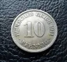 Стара монета 10 пфенига 1911 г. буква J -Германия- топ цена !, снимка 1