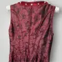 burgundy dirndl paisley pattern, снимка 5