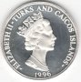 Turks and Caicos-5 Dollars-1996-KM# 147-The Flying Scotsman, снимка 2