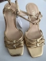 Zara златисти сандали, снимка 1