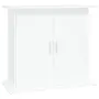 vidaXL Поставка за аквариум, бяла, 81x36x73 см, инженерно дърво, снимка 1
