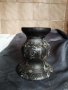 стар керамичен свещник с маркировка, снимка 2