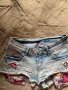 дамски еластични къси дънки , снимка 1 - Къси панталони и бермуди - 29264591