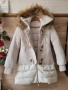 Зимно яке с естествен косъм и гъши пух , снимка 8