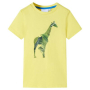 Детска тениска, жълта, 104（SKU:12265