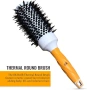 Кръгла керамична четка за коса 53 мм, Global Keratin Thermal Round Anti-Static Brush 53 mm, снимка 4