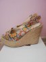 Дамски цветни сандали на платформа нови, 38 номер, снимка 2