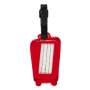 Етикет за куфар червен силиконов 5.5x14см_1236385, снимка 2
