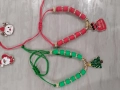 Коледни гривни ,ръчна изработка , снимка 4