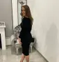 Decjuba нова черна рокля по тялото, снимка 2