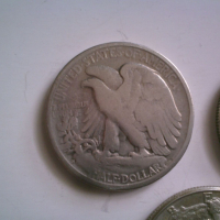3 броя 1/2 долар (1943-1945), снимка 3 - Нумизматика и бонистика - 44596827