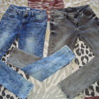 Отлични ластични дънки за момиче 11-12год., снимка 1 - Детски панталони и дънки - 30232525