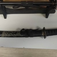 Декоративни самурайски мечове, три броя, снимка 3 - Други ценни предмети - 38917434