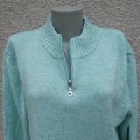 3XL Небесносин  пуловер  , снимка 6 - Блузи с дълъг ръкав и пуловери - 30592488