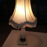 мраморна лампа 35х20см внос франция 1502212107, снимка 2 - Колекции - 31828499