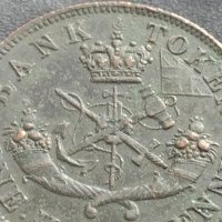 Рядка монета половин пени 1850г. Горна Канада уникат за КОЛЕКЦИОНЕРИ 30404, снимка 6 - Нумизматика и бонистика - 42686038