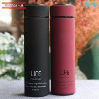 Термо чаша / термос LIFE 500 ml, с цедка за чай, неръждаема стомана / 1503, снимка 3 - Чаши - 35587064