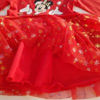 Коледна рокля Мини Маус 9-12 месеца - НОВА, снимка 8 - Бебешки рокли - 30635936