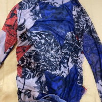 Блуза с поло яка на LUCY, M размер, нова, снимка 7 - Блузи с дълъг ръкав и пуловери - 44673831