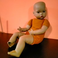 Порцеланова кукла с дефект 1991 47 см, снимка 9 - Колекции - 39630152
