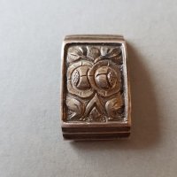 Възрожденска сребърна част колан гривна кюстек пафти, снимка 3 - Антикварни и старинни предмети - 39567417