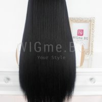 Дълга права черна перука Сидни, снимка 2 - Аксесоари за коса - 38021179